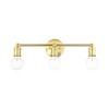 Livex Lighting Lansdale 3 - Light Vanity in  Polished Brass - 4 of 4