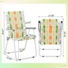 FURNIinspire Outdoor Portable Chair Chairs Set of 2 with Sturdy Steel Frame for Relaxation and Fun, Yellow Green, 21.7"*22.8"*36.6" - 2 of 4
