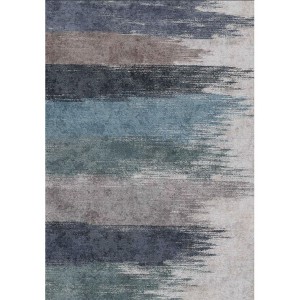 Fulvari Abstract Area Rug Indoor,Washable Entryway Rug,Non-Slip Backing Ideal for Bedroom Living Room Entrance Kitchen Carpet Doormat - 1 of 4