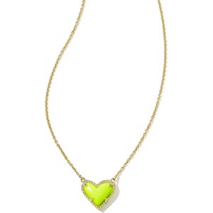 Heart Pendant Necklace Adjustable Chain Length Fashion Jewelry for Women - 1 of 4