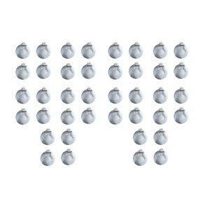 Northlight Petite Pearl Finish Glass Christmas Ball Ornaments - 1.25" (30mm) - Sky Blue - 40ct - 1 of 3