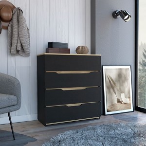 Depot E-Shop Drawer Dresser 35"H, Four Drawers, Superior Top - 1 of 4