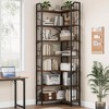 Wooden Bookshelves Floor Standing Multipurpose Display Storage Shelves - 3 of 4