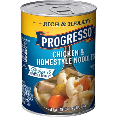 Progresso Rich Hearty Chicken Homestyle Noodle Soup 19 Oz Target