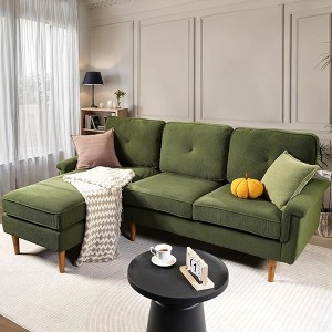 XIZZI Modular Sectional Sofas for Living Room, Modern L-Shaped Couch High Density Sponges Breathable Fabric - 1 of 4