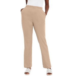 Jessica London Women's Plus Size Soft Ease Pant - 1 of 4
