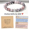 Natural Crystal Bracelets-Love/Encouragement-Handmade Cute Gifts - 2 of 4