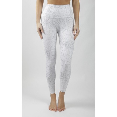 Yogalicious - Women's Nude Tech Water Droplet High Waist Ankle Legging -  Black - X Small : Target