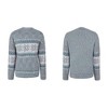 Coolmee Women’s Casual Knit Sweater Leopard Print Knitted Pullover Sweaters Long Sleeve High Neck Jumper Tops - 3 of 4