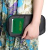 iMountek "Travel Passport Wallet: 12-cell organizer for tickets, IDs, and cards. Water-repellent case for travel & daily use."Black - 3 of 4