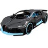 Bugatti Divo Satin Charcoal Gray with Carbon and Blue Accents "Special Edition" 1/24 Diecast Model Car by Maisto - 2 of 3