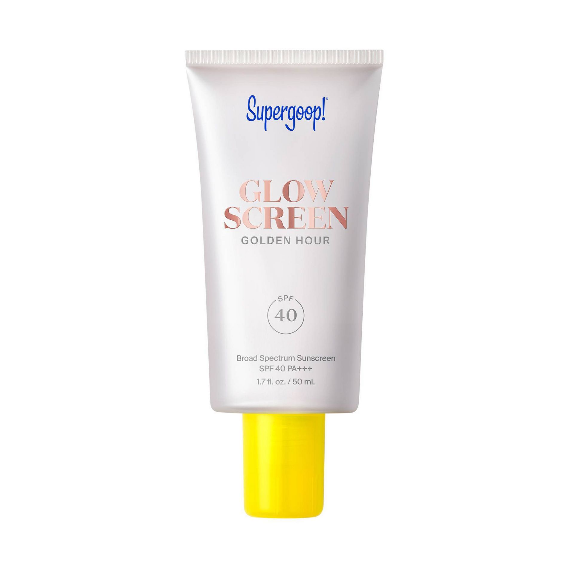 Supergoop! Glowscreen Golden Hour Hydrating Glowy Tinted Primer Sunscreen with Hyaluronic Acid + Niacinamide - SPF 40 - 1.7 fl oz