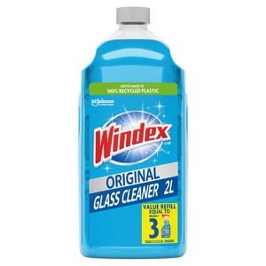 Windex Glass Cleaner Original Blue Refill Bottle - 1 of 4