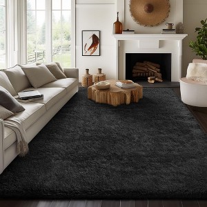 LOVEVOOK 5x7 Feet Area Rugs for Living Room Bedroom, Non-Slip Fluffy Soft Shag Rug, Plush Carpet for Home Dorm Decor Aesthetic - 1 of 4