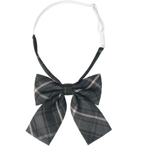 INSPIRE CHIC Women's Pre-tied Colorful Plaid Elastic Strap Party Costume Bow Ties - 1 of 4