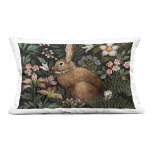 Stupell Industries Flora And Fauna Bunny Indoor Decorative Throw Pillow, 14 x 20 - 1 of 3