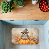 Stupell Industries Owl Perched on Pumpkin Printed Anti-Fatigue Floor Mat, design by LSR Design Studio, 30"x18" - 3 of 4