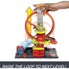 Hot Wheels City Toy Car Track Set, Super Loop Fire Station & 1:64 Scale Firetruck, Connects to Other Sets - image 4 of 4