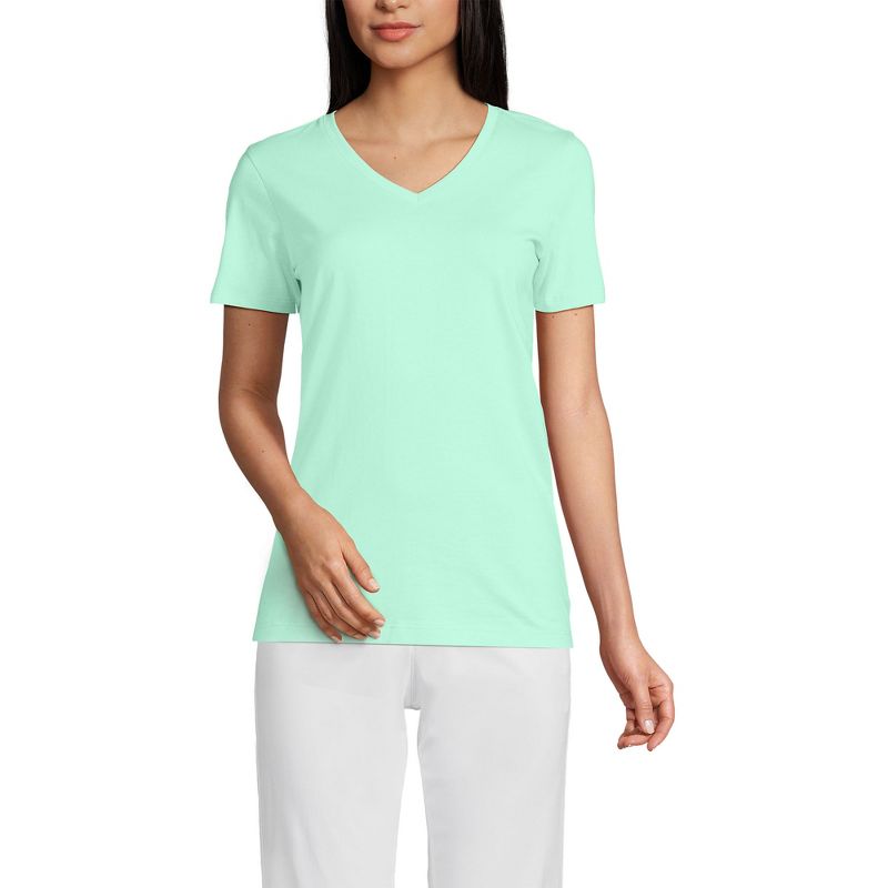 Lands' End Women's Relaxed Supima Cotton T-Shirt, 1 of 5