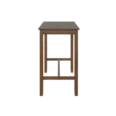 Claridge 50.75" Rustic Reclaimed Wood Bar-Height Pub Table