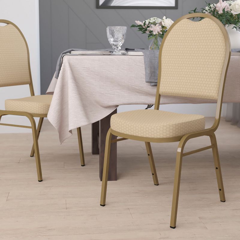 Flash Furniture HERCULES Series Dome Back Stacking Banquet Chair, 3 of 14
