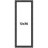 PosterPalooza | Panoramic Refined Black Picture Frame - UV Acrylic, Foam Board Backing, Hanging Hardware - 2 of 4