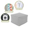 Majestic Home Goods,Ottoman Pouf Ikat Dot - 2 of 4