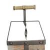Industrial Wood Wall Wine Rack Brown - Olivia & May - 4 of 4