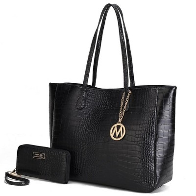 MKF Collection Sadie Oversize Handbag Women Tote & Wallet Set by Mia K