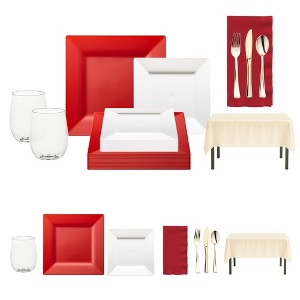 Smarty Had A Party The Xoxo Package Dinnerware Set - 20 Sets - 1 of 4