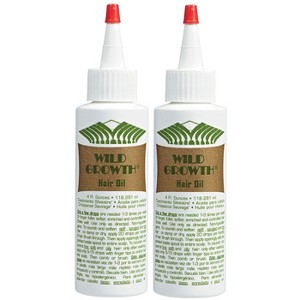 Wild Growth Hair Oil (PACK OF 2) Promotes Growth, Strengthen and Improve Hair | Reducing Breakage or Shedding (4 oz) - 1 of 3