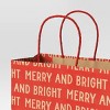 2ct Let It Snow and Merry and Bright Cub Christmas Gift Bags - Wondershop™ - 3 of 3