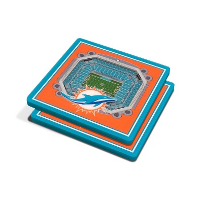 NFL Miami Dolphins 3D Stadium View Coaster