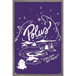 Trends International Among Us - Stay Safe Out There Framed Wall Poster Prints - 1 of 4