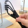 Wrap-It 6pk 24''x4'' Cable Sleeves Zipper Neoprene Black - 2 of 4