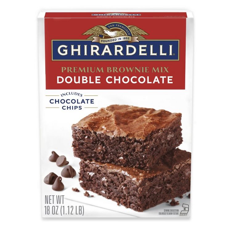 Ghirardelli Double Chocolate Brownie Mix - 18oz, 1 of 8