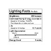GE 6pk 40W Soft White A19 LED Light Bulb: Dimmable, Energy Star Certified, 2700K, 480 Lumens, E26 Base, 13.7-Year Life - 3 of 4