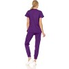 MediChic Womens 8-Pocket Scrubs Set- V-Neck with 4-Pocket Jogger Scrub Pants - 4 of 4