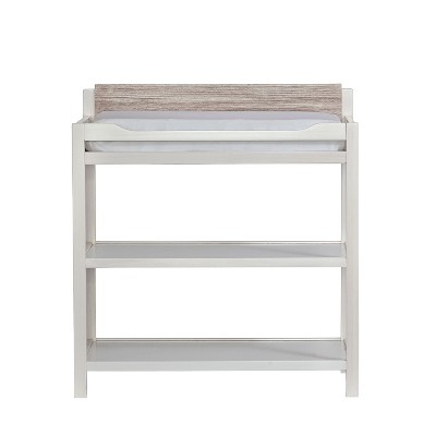 target white changing table