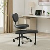 SKRAN Ergonomic Cross Legged Chair, 360° Swivel Meditation Chair with Wheels, Height Adjustable Seat for ADHD, Strong Lumbar Support - 4 of 4