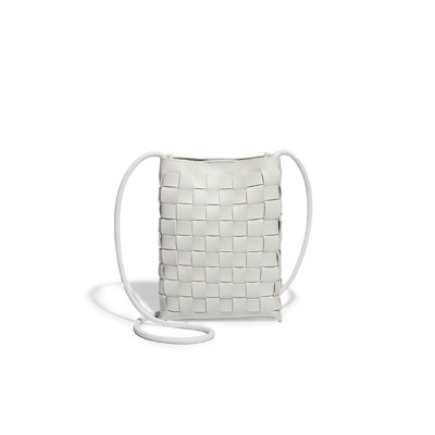 FATMOON Woven Small Crossbody Bags Cell Phone Purse for Women Teen Girls Small Shoulder Phone Bag