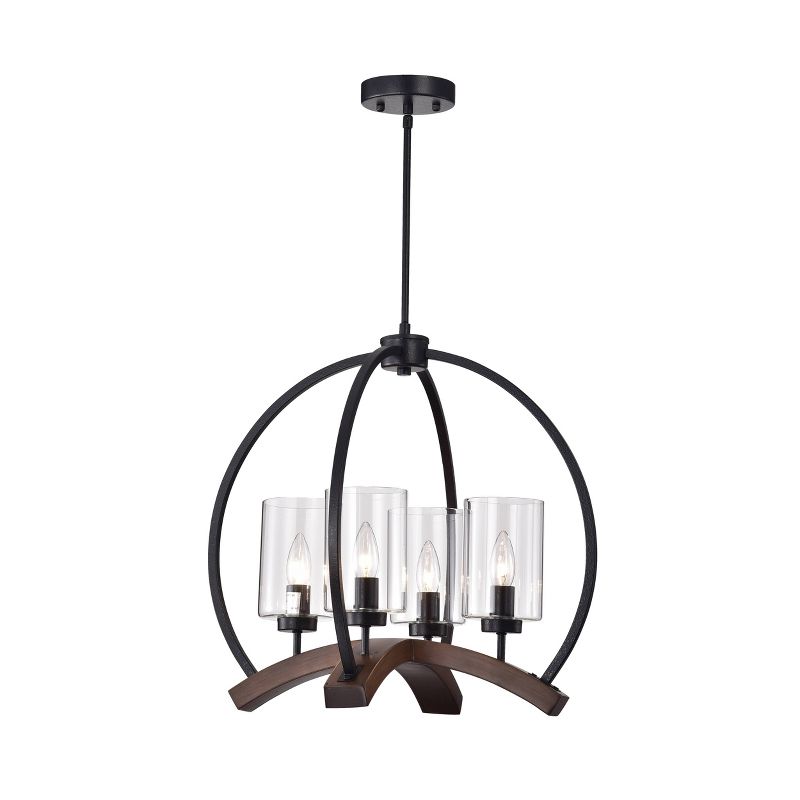 22&#34; x 22&#34; x 46&#34; Arden Caged Chandelier Black - Warehouse Of Tiffany, 1 of 4