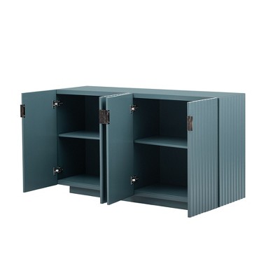 NicBex Sideboard Buffet Cabinet Ample Storage Space Sideboard with Adjustable Shelves Modern Style Sideboard with 4 Doors for Dining Room