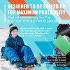 Sunlite Sports Premium 45" Snow Sled for Kids & Adults, Reinforced Toboggan with Durable Bottom & Stitched Fabric - 2 of 4
