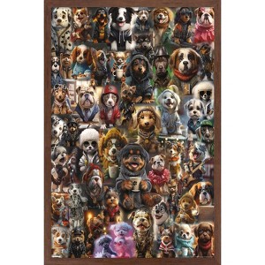 Trends International Lococo Licensing - Puppy Kingdom Framed Wall Poster Prints - 1 of 4