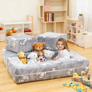 Hooseng Modular Sofa, Folding Game Sofa, Convertible Sofa Furniture, Lazy Boy Sofa, Foam Block Game Sofa for Game Rooms - 1 of 4