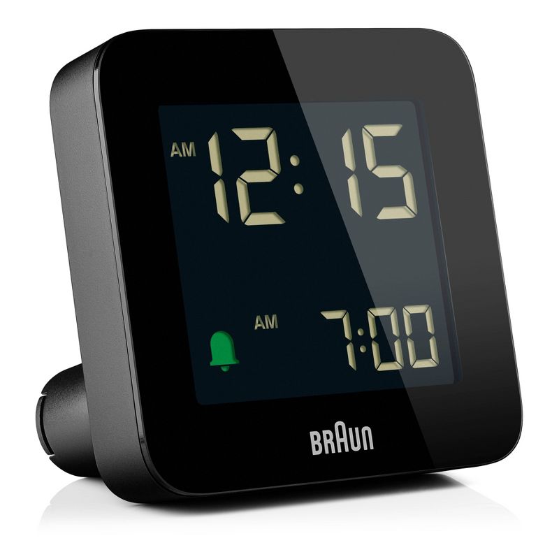 Braun Digital Alarm Clock with Snooze and Negative LCD Display, 4 of 12