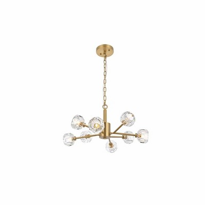 Elegant Lighting Graham 8 - Light Pendant in  Gold