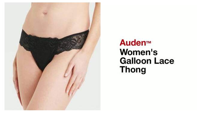 Women's Galloon Lace Thong - Auden™, 2 of 8, play video