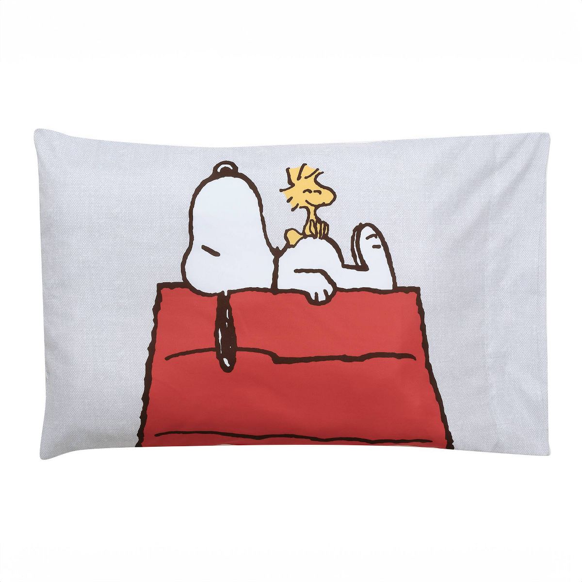 Lambs & Ivy 4pc Snoopy Love Toddler Bedding Set - Gray/Red/White - thumbnail 3
